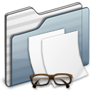 Documents Folder Graphite Icon 128x128 png